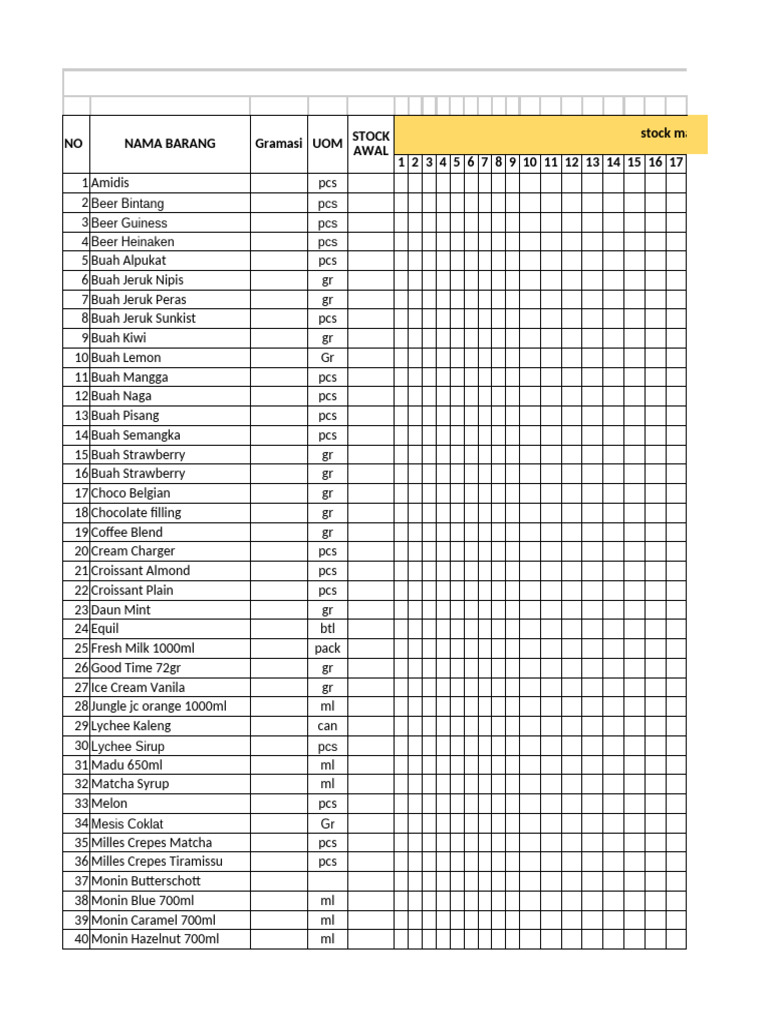 Inventory | PDF