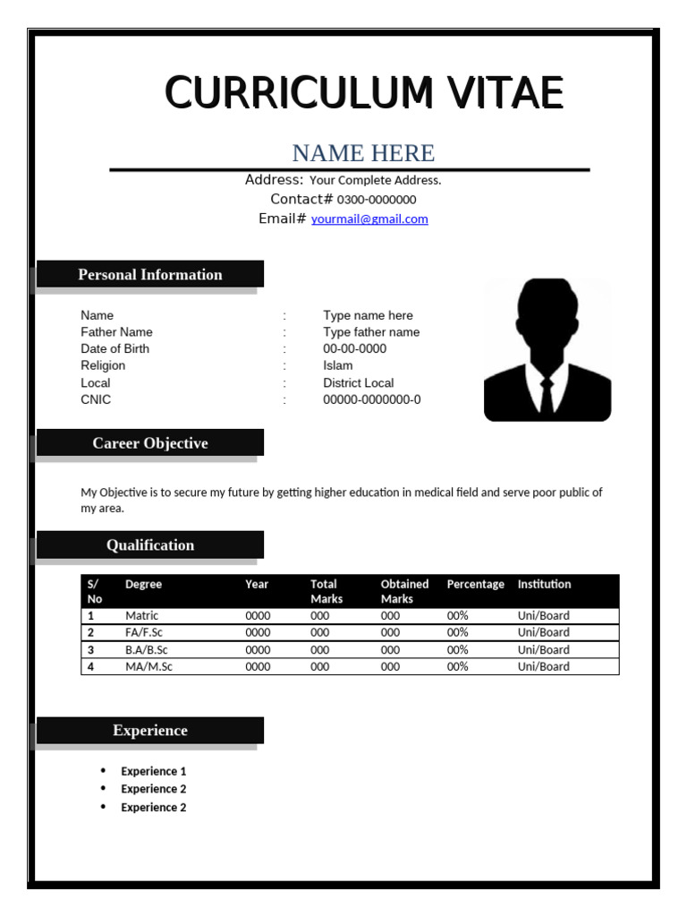 CV 2 | PDF