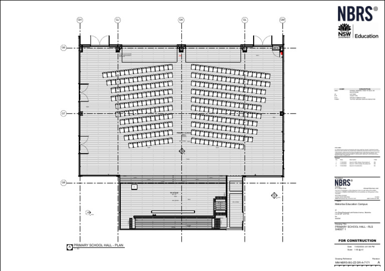 Mm-Nbrs-Bg-Zz-Dr-A-7171 (A) Primary School Hall - RLS Sheet 1 | PDF