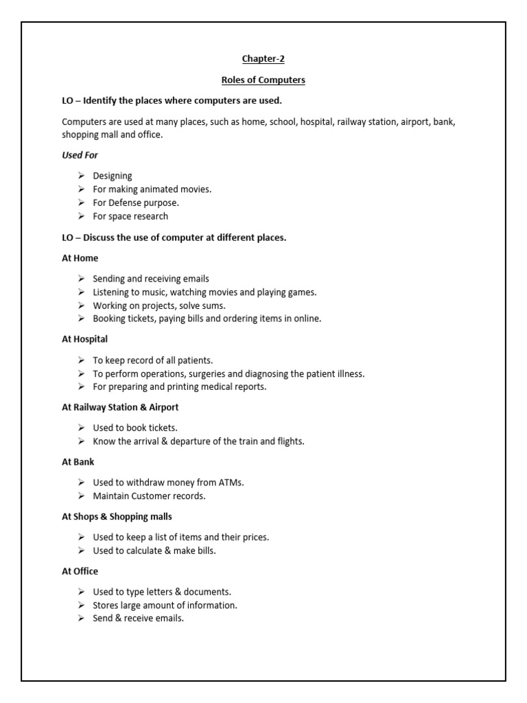 Chapter 2 - Notes | PDF