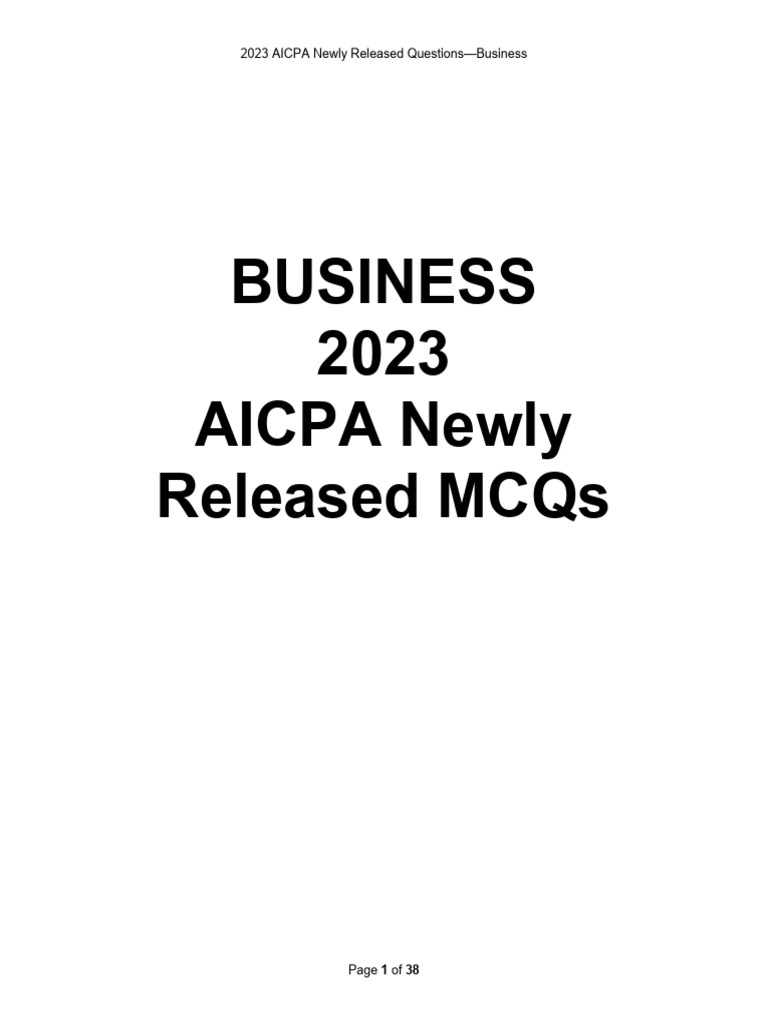 語学・辞書・学習参考書 AICPA Released MCQs 語学・辞書・学習参考書 AICPA Released MCQs 語学・辞書・学習