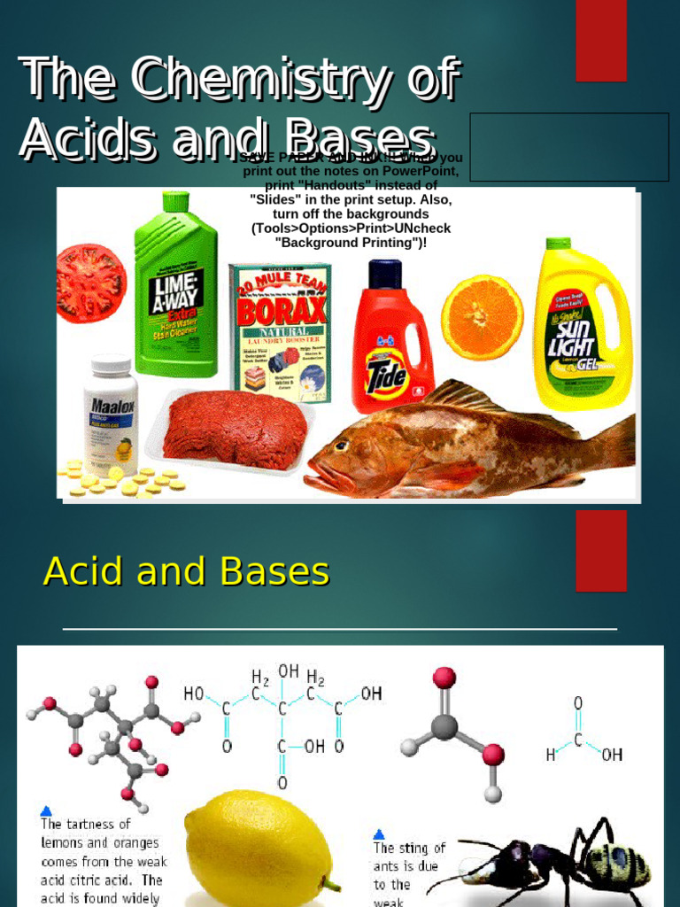 Acids and Bases: Properties and Examples | PDF | Acid | Science ...