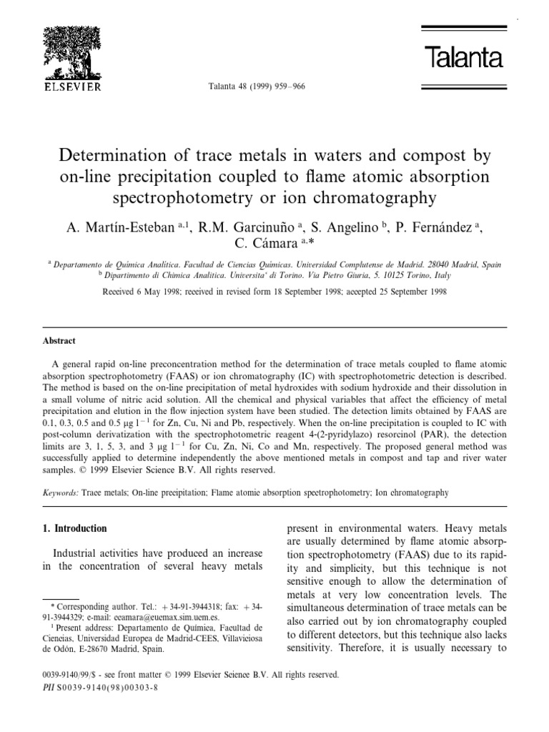 Talanta | PDF