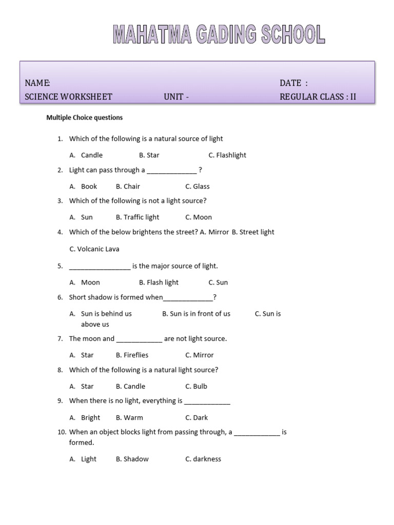Science Revision 3B | PDF