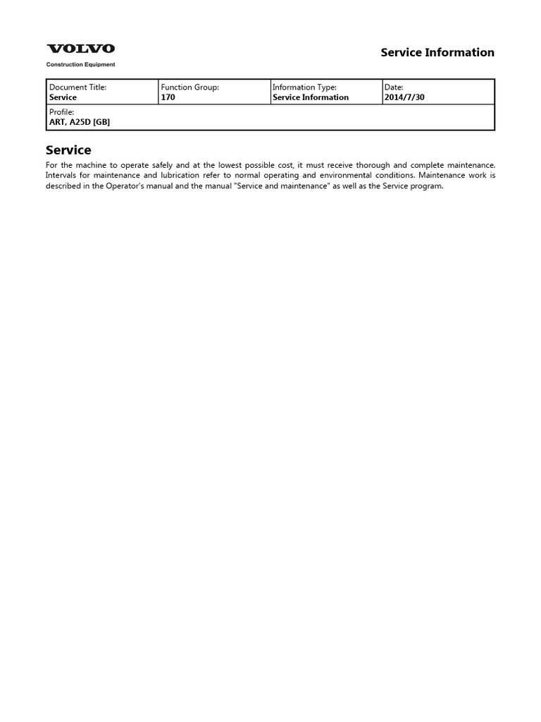 1 Standard Parts, Service | PDF