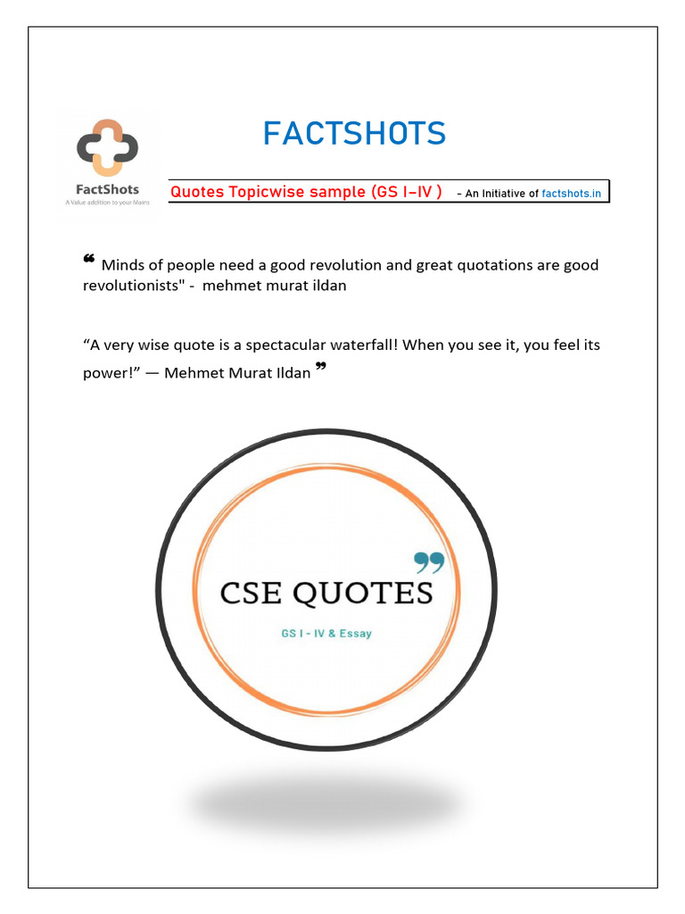 Quotes Sample | PDF