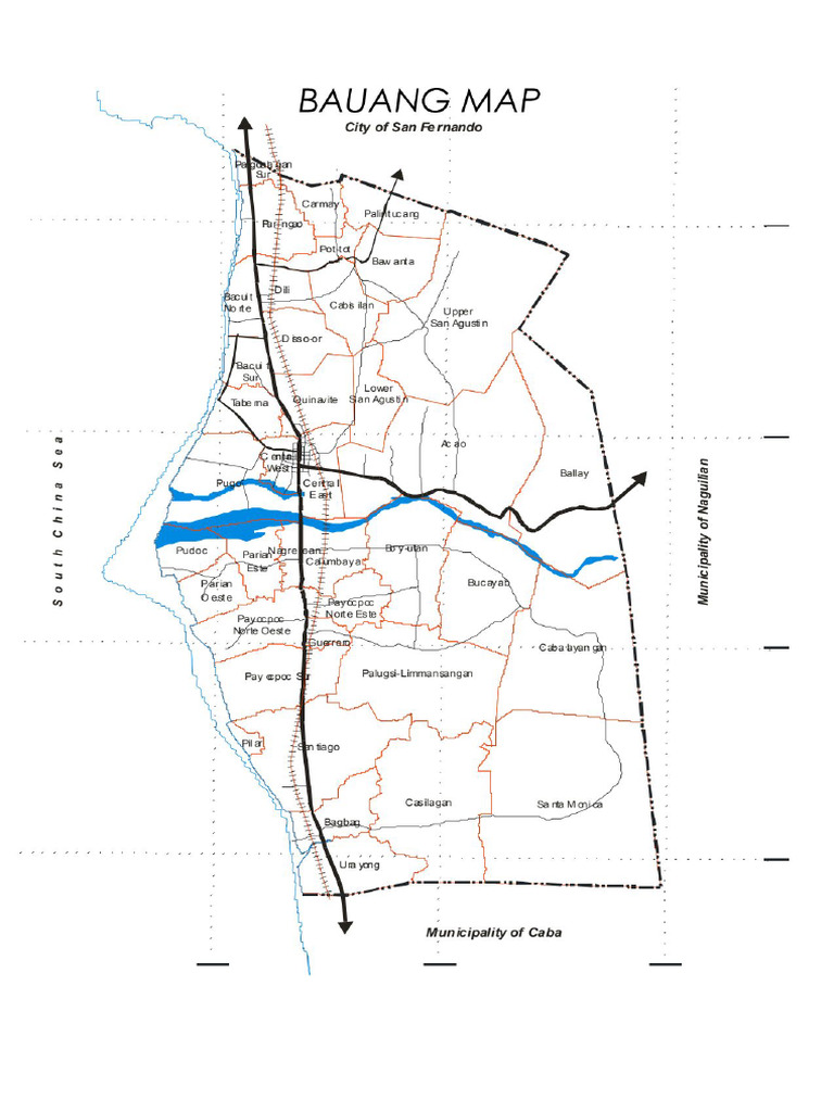 Bauang Map | PDF