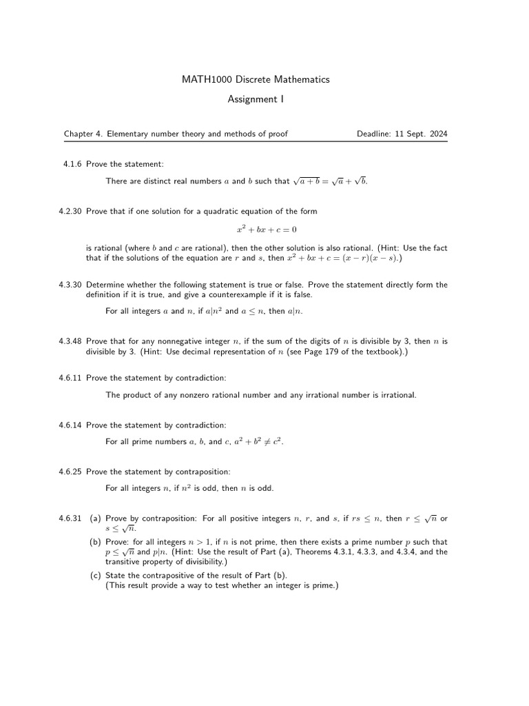 Assignment 1 | PDF