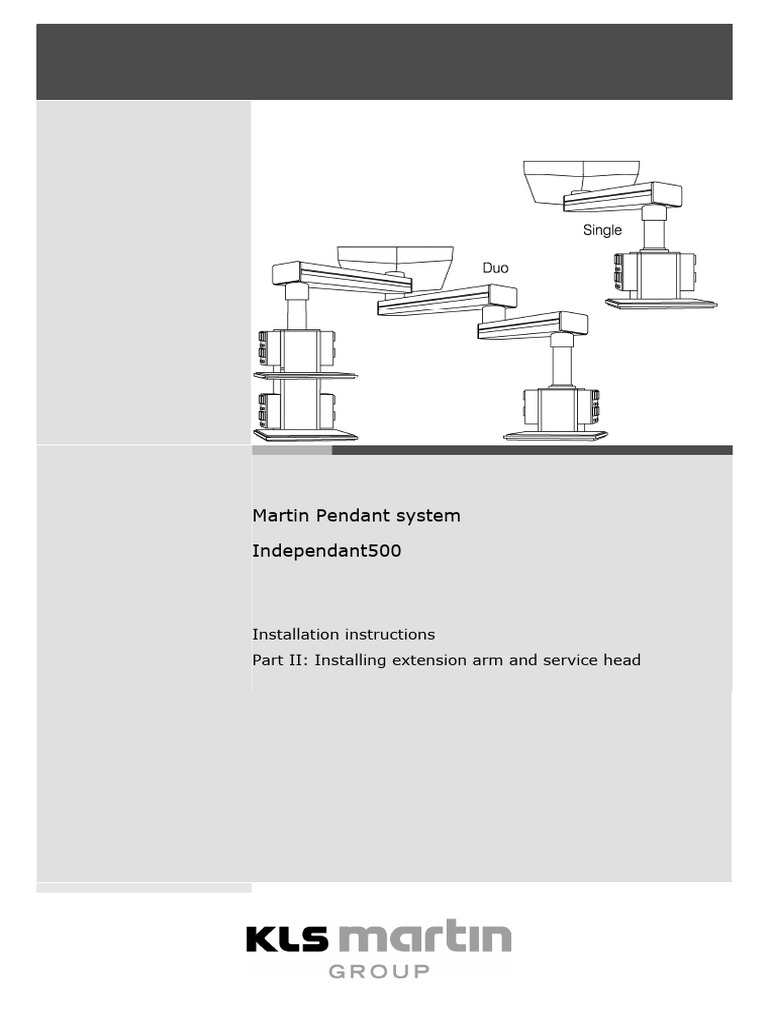 4 Ma Extension Arm and Service Head IDP500 - 10 - en - 01 | PDF