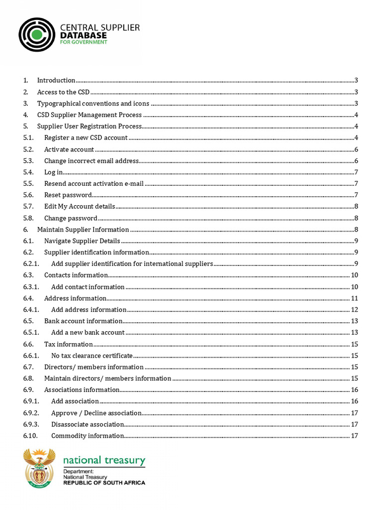 CSD Account Management Guide | PDF | Password | Business