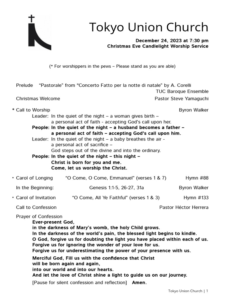 AB 12-24-23+7.30pm+Christmas+Eve+ +final+ +Lessons+&+Carols | PDF