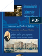 Semmelweis University Budapest Programs Guide