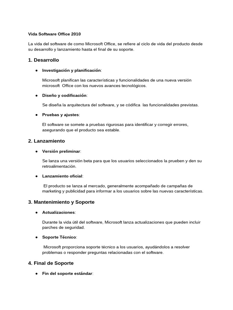 Vida software office 2010 pdf