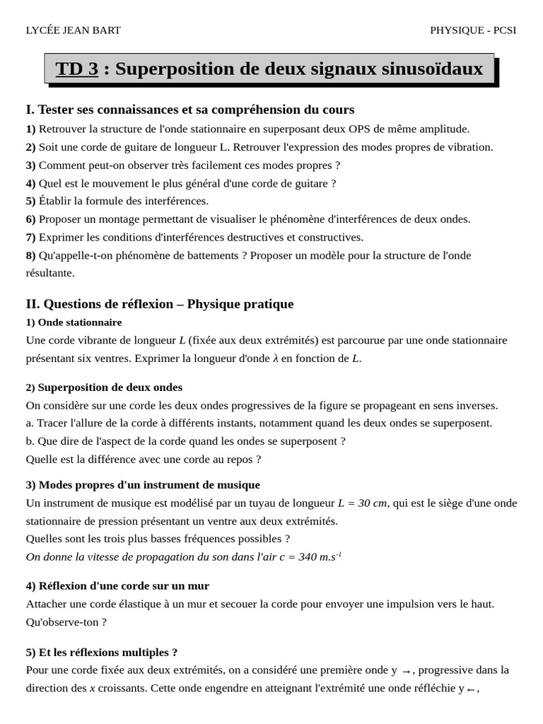 d9ffr-TD3 Superposition Signaux | PDF