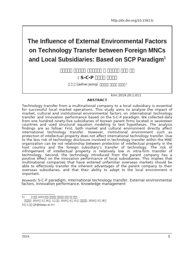 l-influence-des-facteurs-environnementaux-externes-sur-pdf