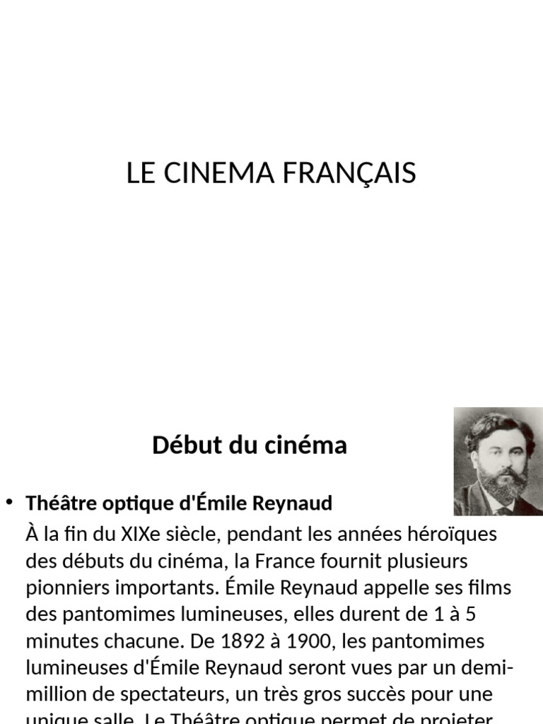 Le Cinema Français | PDF