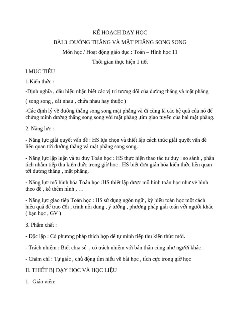 ĐT Và MP Song Song PDF