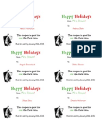 Mrs Staum holiday coupon gift document