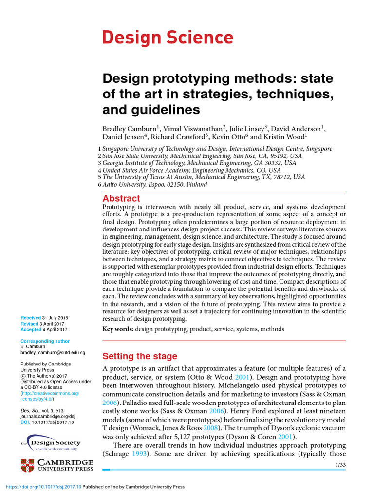 2 - Design Prototyping Methods State of The Art in Strategies ...