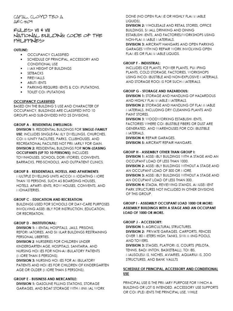 NBC Rule 7 & 8 | PDF