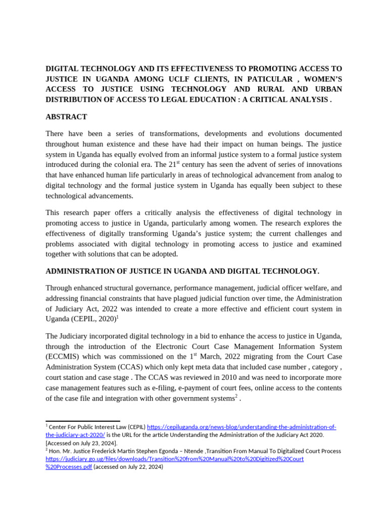 Use of Digital Technology | PDF