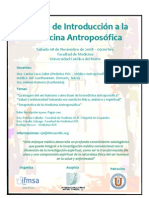 Afiche Curso Medicina Antroposófica