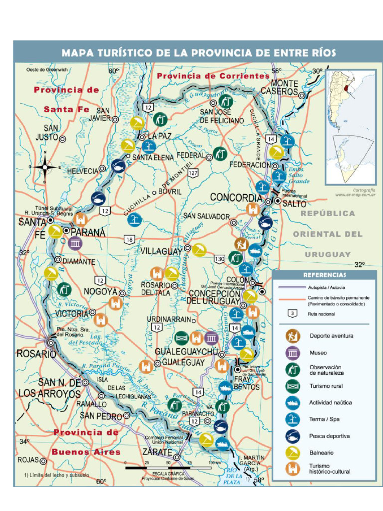mapas de ENTRE RÍOS | PDF