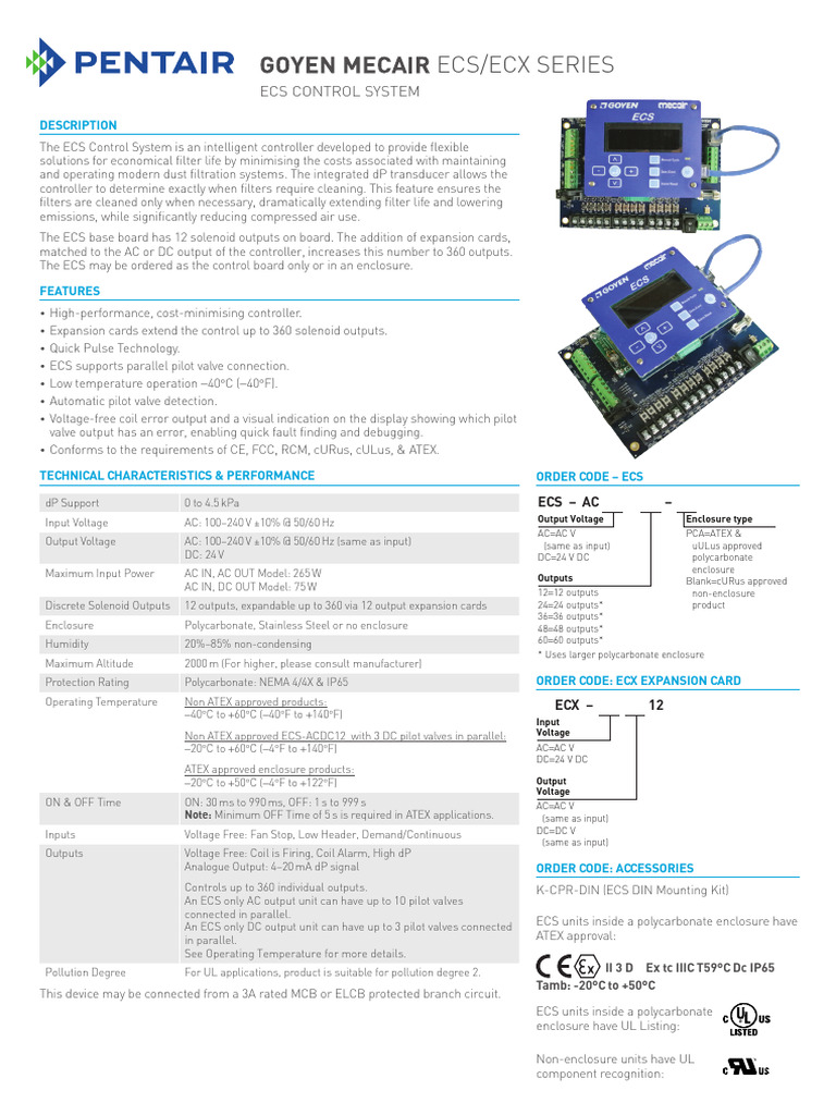 ENG-GoyenMecair ECS-ECX Series Rev01V 04-2020 - Web - 2 | PDF