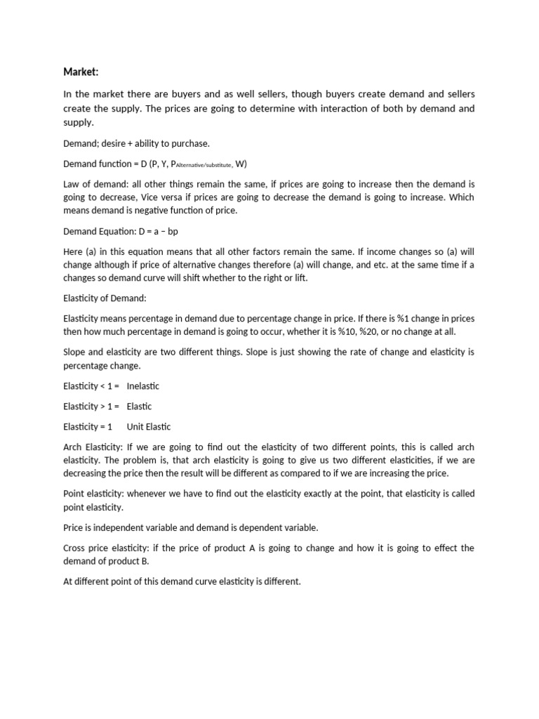 Intermediate Microeconomics Summary Iiui | PDF
