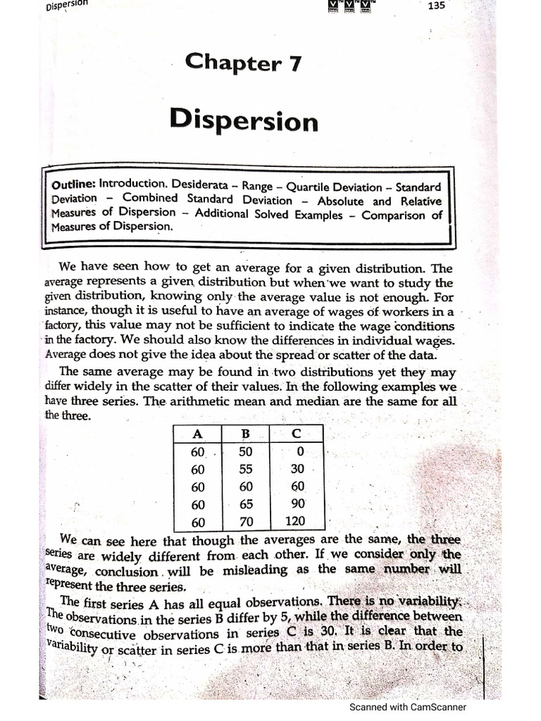Dispersion | PDF