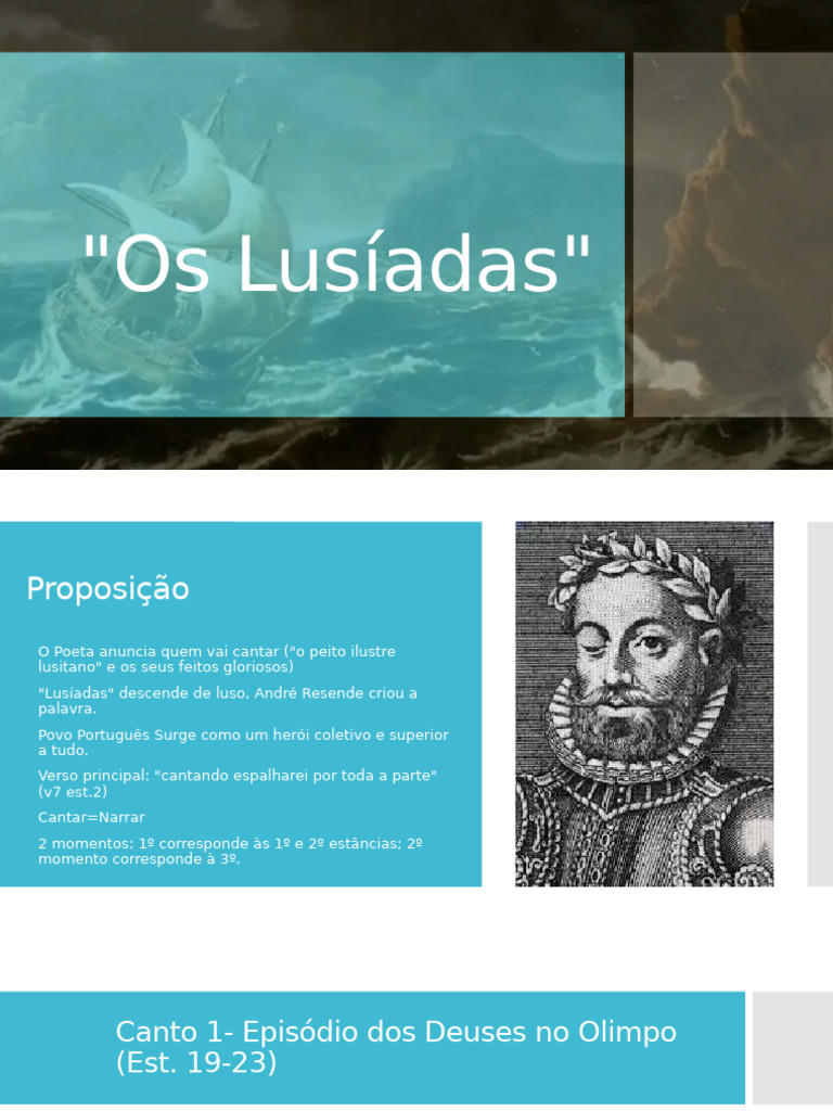 Apontamentos Os Lusiadas | PDF