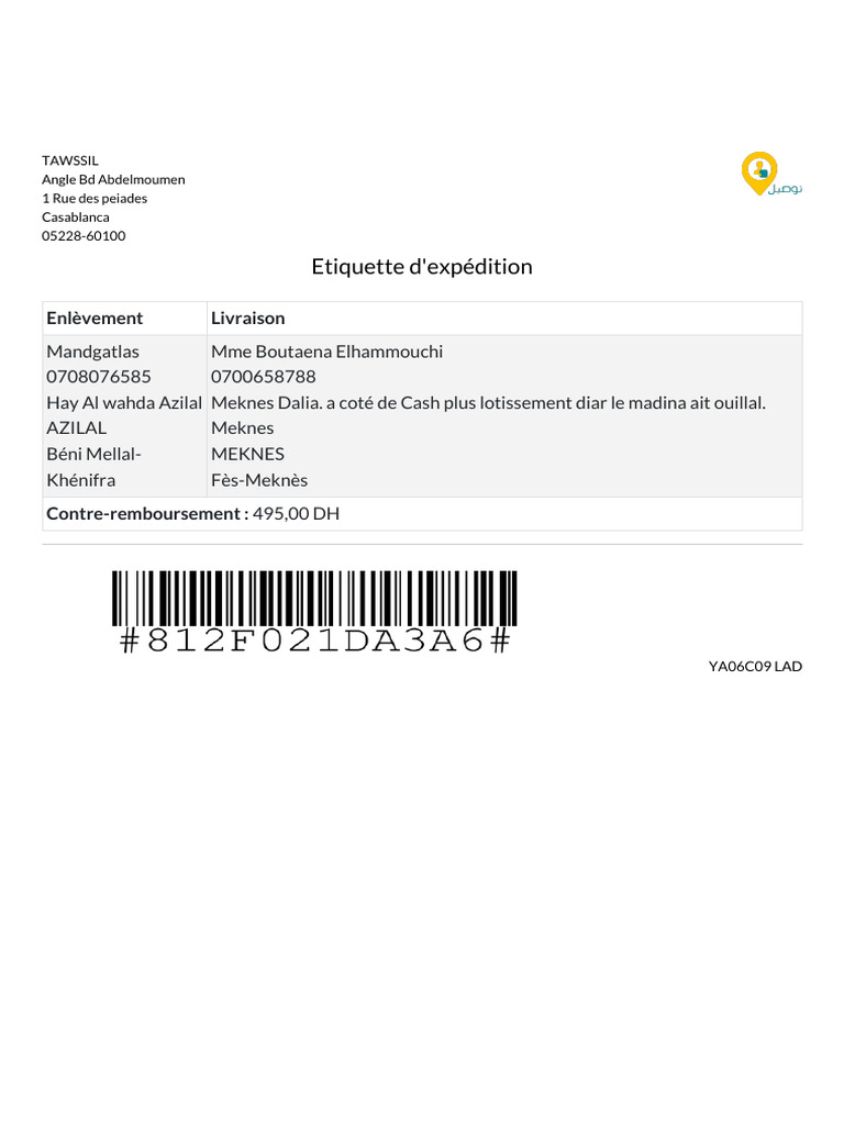 ENVOYER UN COLIS intelligence overview