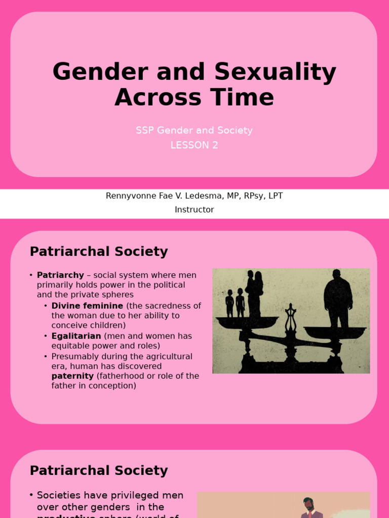 2 SSP 033 Gender and Sexuality Across Time | PDF