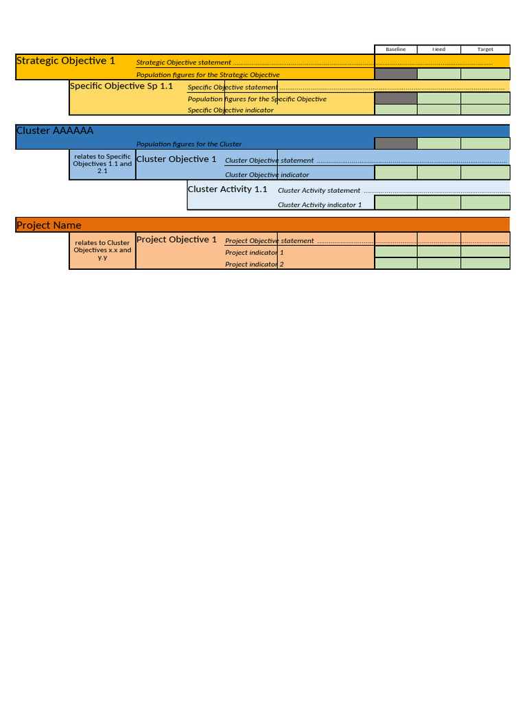 2023 Excel Template For Monitoring Plan | PDF