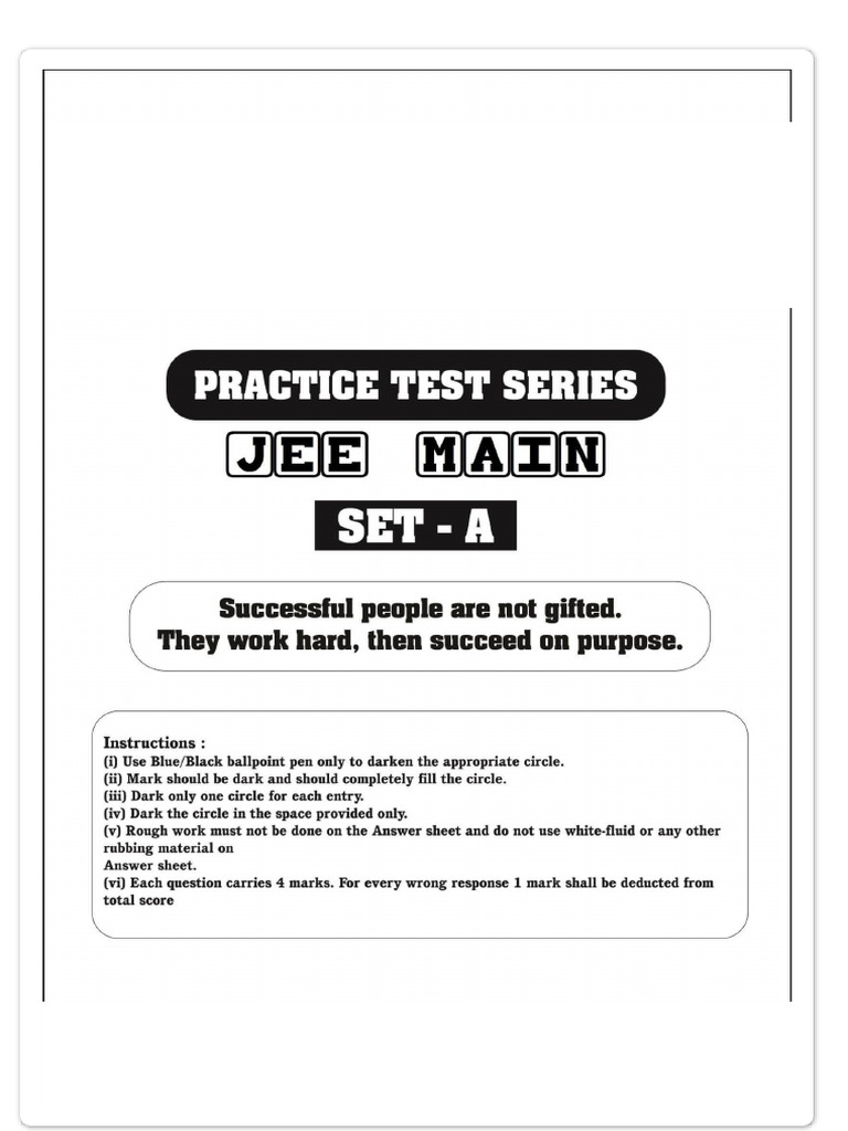 1 - Test Paper New | PDF