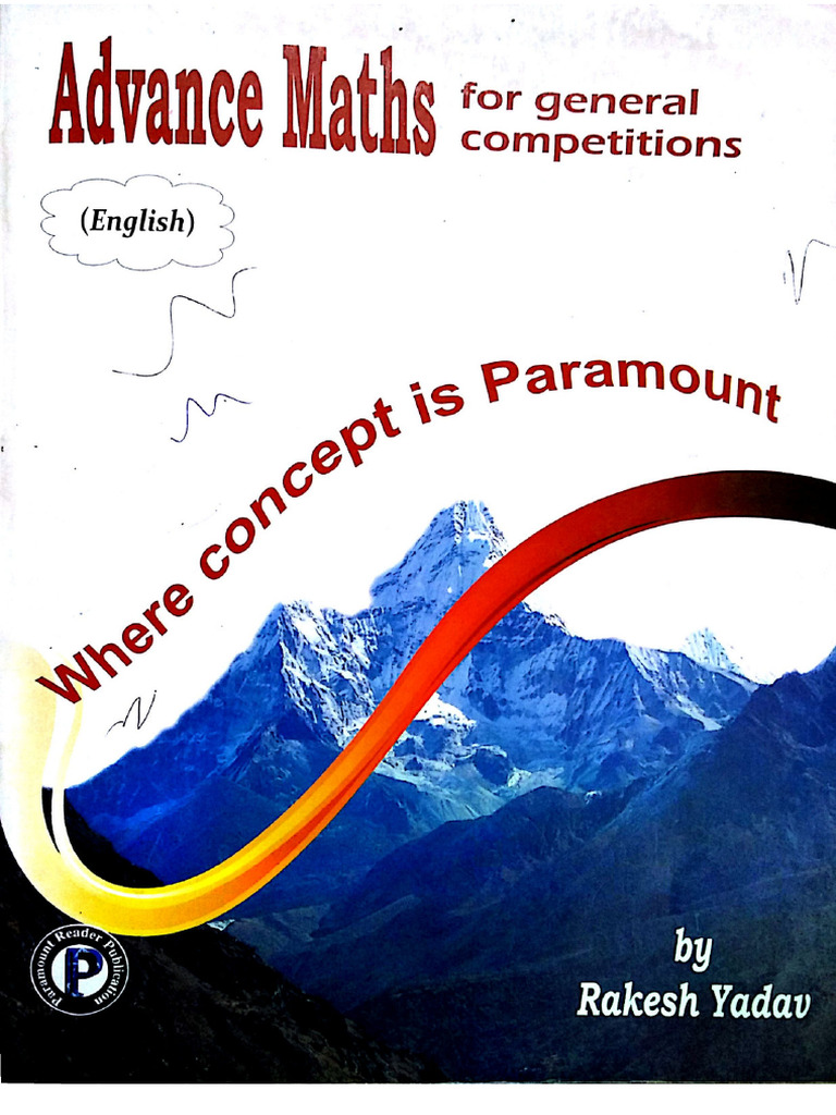 Advance Maths (Full Book) by Rakesh Yadav | PDF