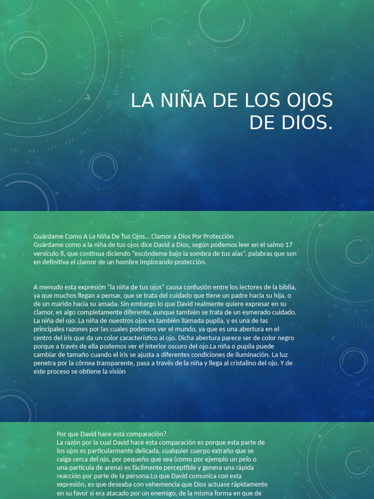 La Niña de Los Ojos de Dios | PDF