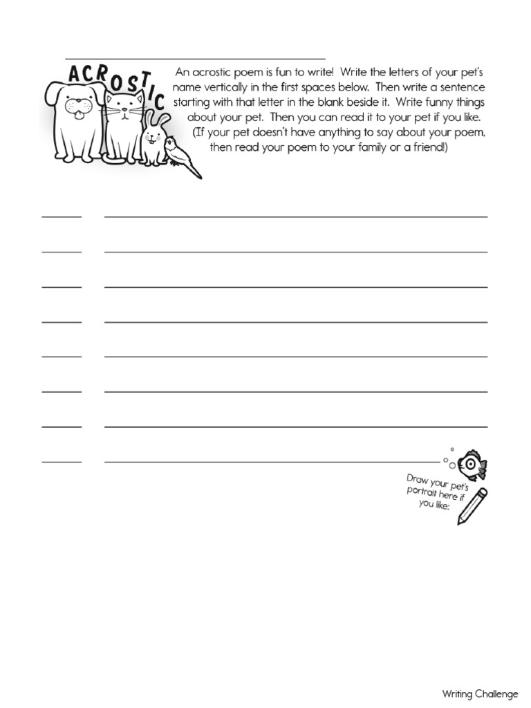3rd Grade Writing Worksheets | PDF