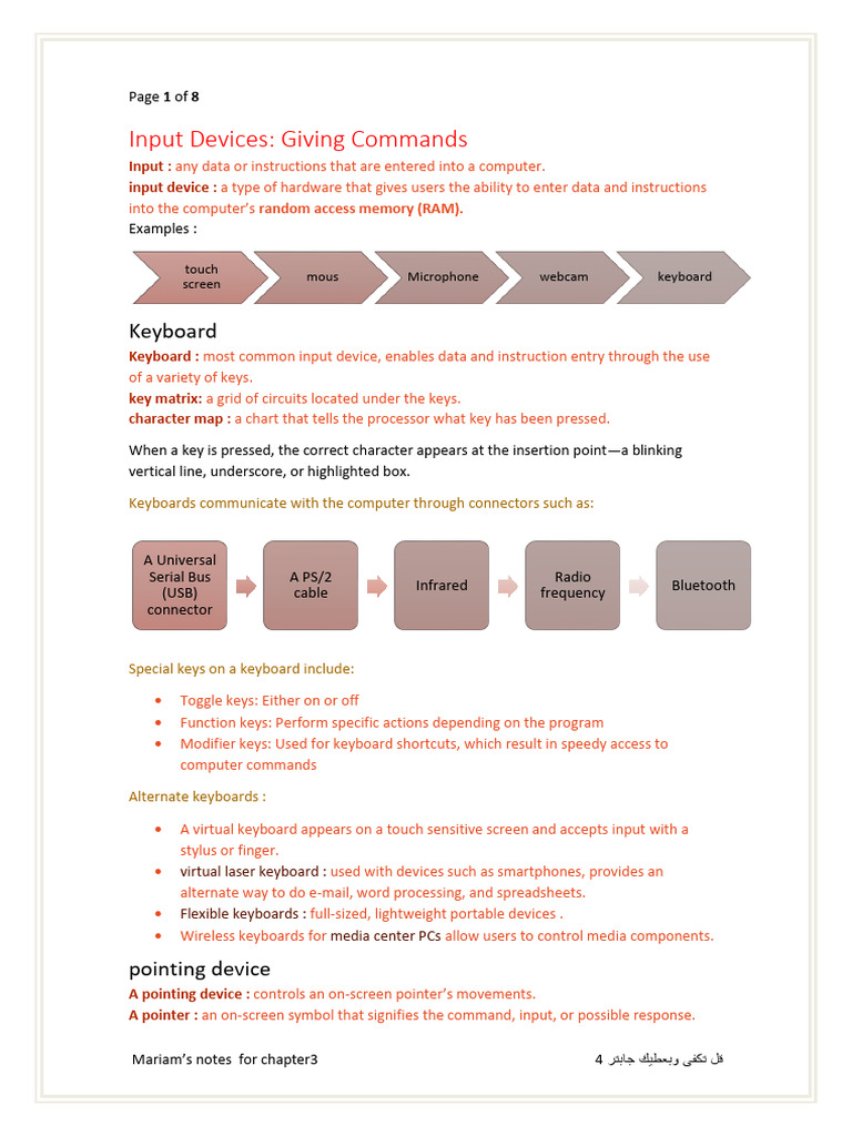 ITCE 101 - Itne110 CHP3 Notes | PDF
