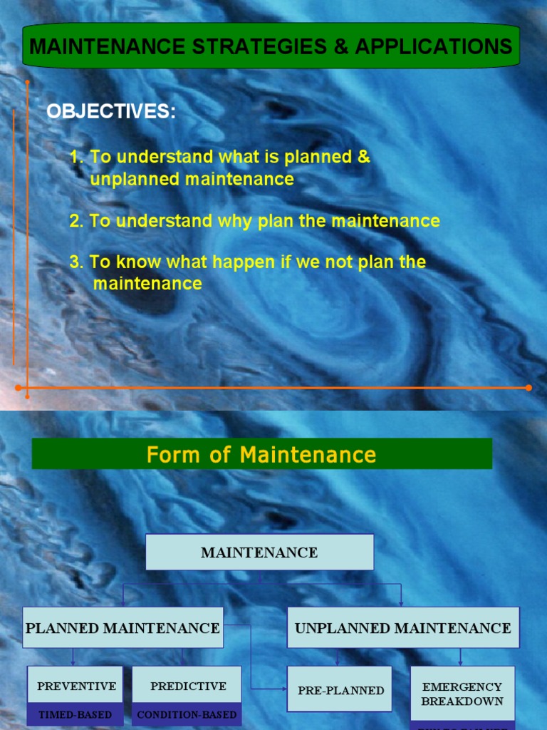 Planned vs Unplanned Maintenance Overview | PDF | Systems Theory ...