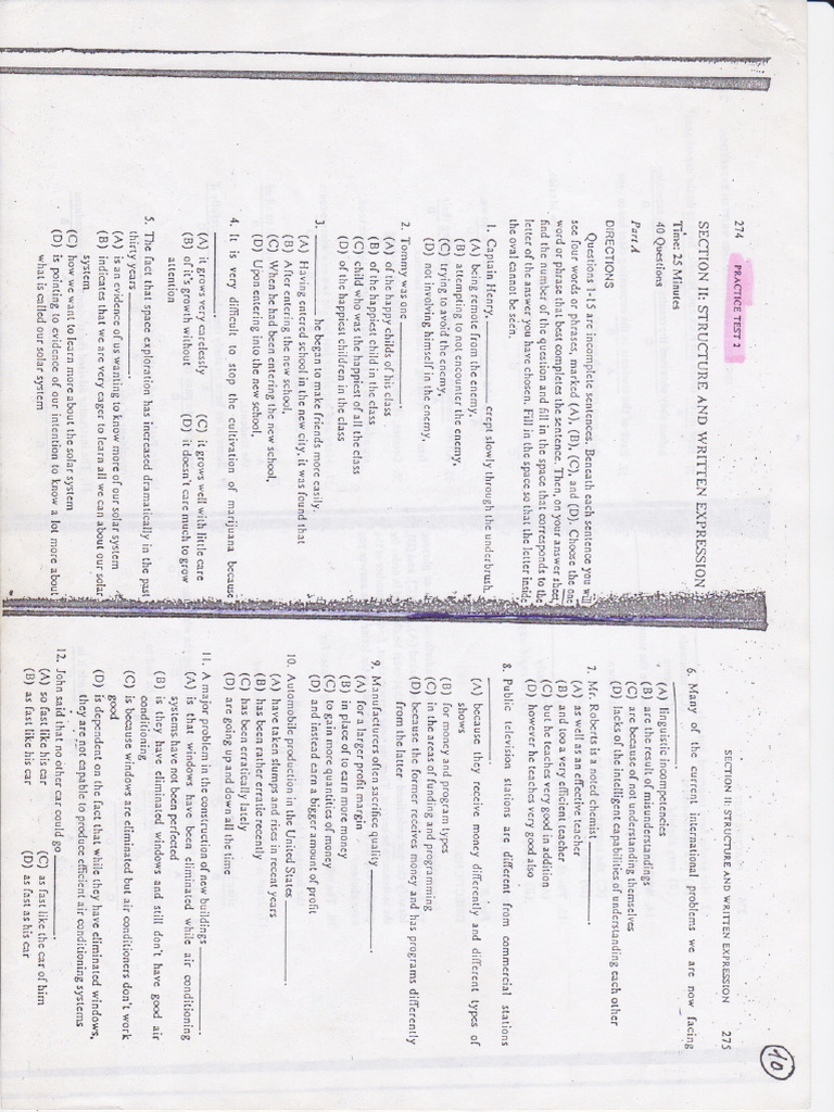 Practice Test 2 | PDF