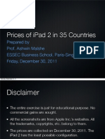 Worldwide Ipad 2 Prices