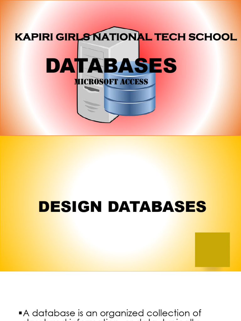 Databases Microsoft Access Grade 11 Pdf