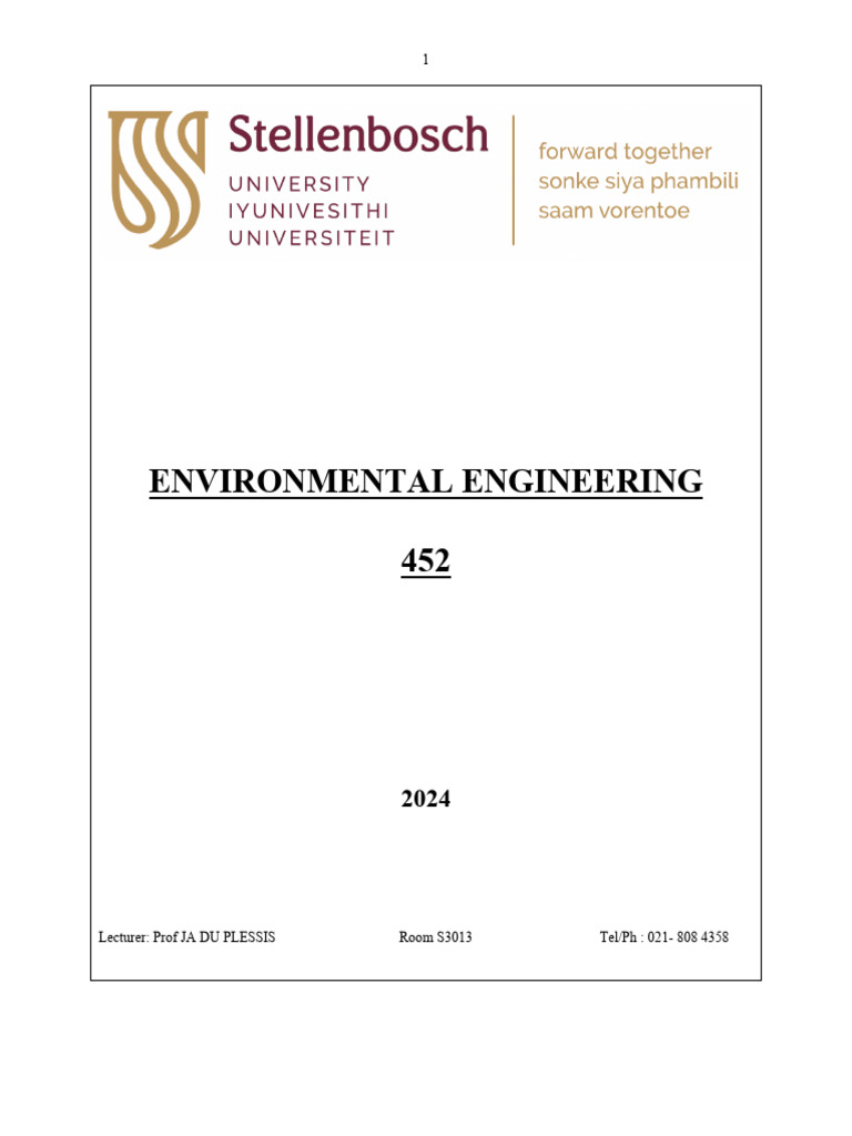 EE 452 Notes 2024 | PDF