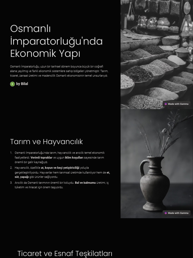 Osmanli Imparatorlugunda Ekonomik Yapi | PDF
