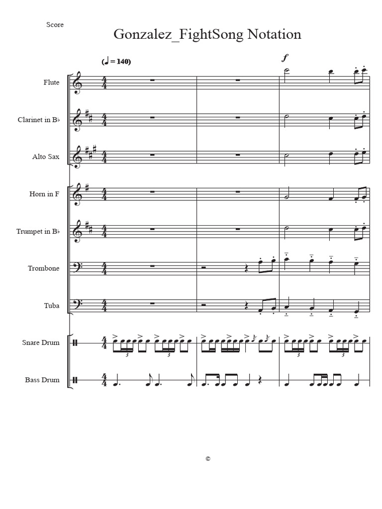 Fight Score Notation - Score | PDF