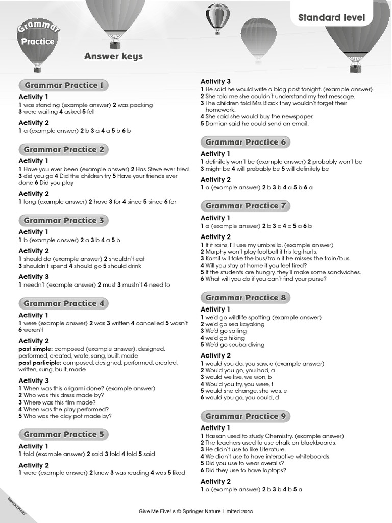 gmf-l6-grammar-practice-standard-level-answer-key-pdf