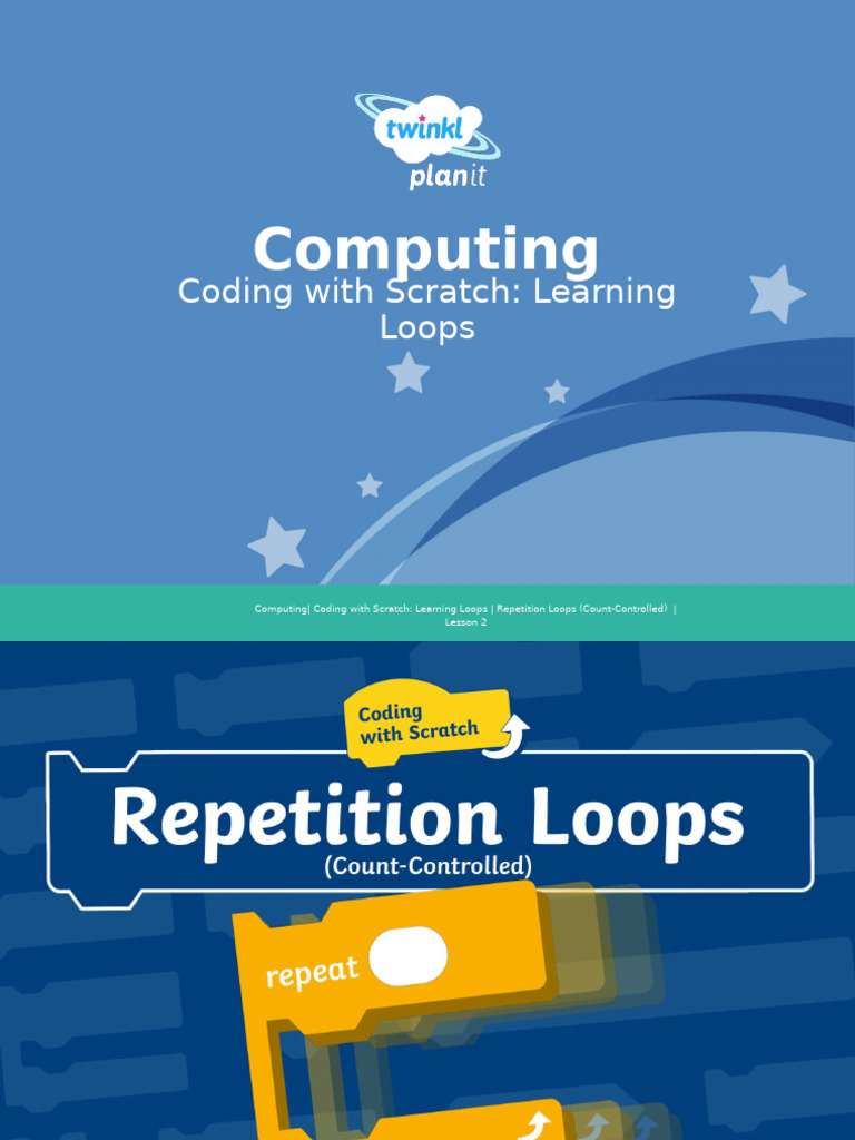Lesson Presentation - Repetition Loops (Count-Controlled) | PDF