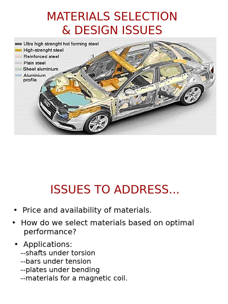 Material Selection | PDF