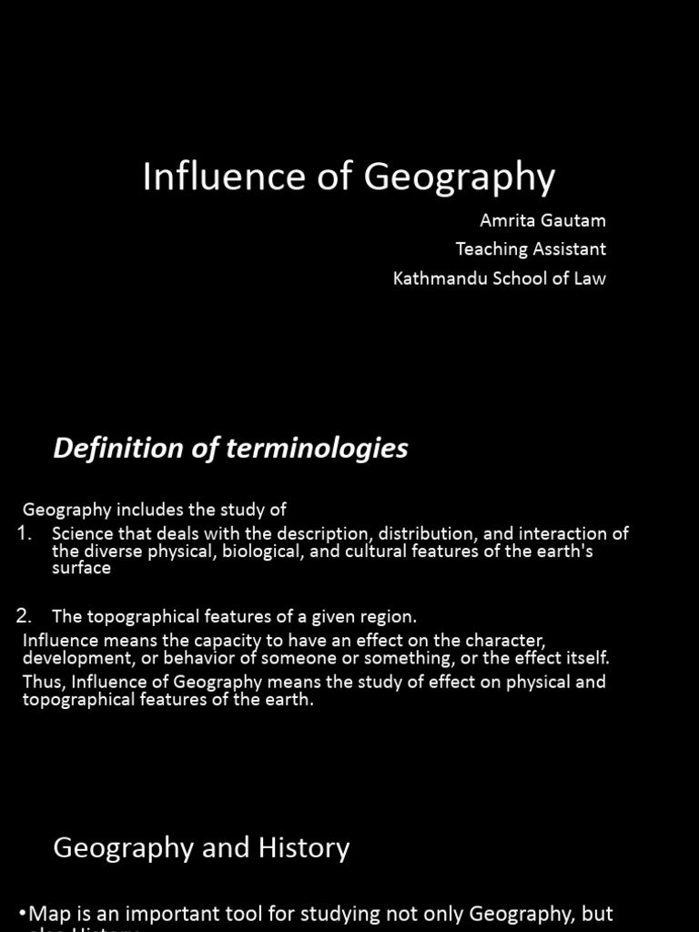 Influence of Geography | PDF